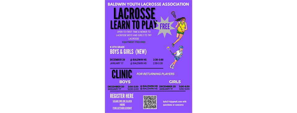 BYLA Boys and Girls Clinics and Learn to Plays